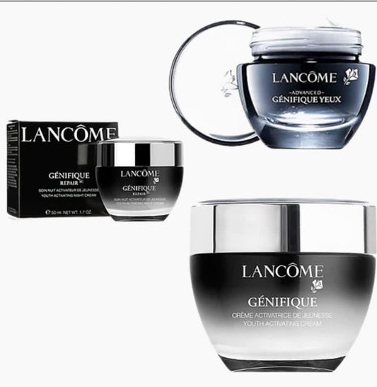 COFANETTO TRE CREME LANCOME (TRIS) - CREMA GIORNO 50 GR - CREMA NOTTE 50 GR - CREMA CONTORNO OCCHI 15 GR