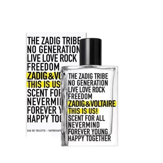 ZADIG & VOLTAIRE THIS IS US EAU DE TOILETTE 100ML UNISEX (SCATOLATO)