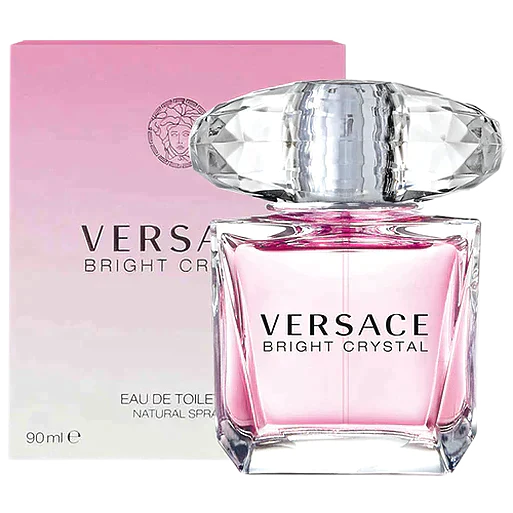 VERSACE BRIGHT CRYSTAL EAU DE TOILETTE DONNA 90ML (SCATOLATO)